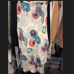 zara wrap around skirt